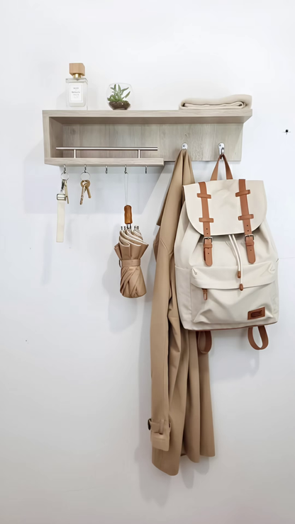 Étagère d’entrée 3-en-1 style & organisation